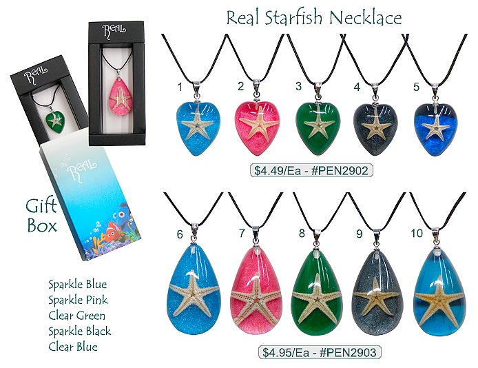 Starfish Necklace Star Fish