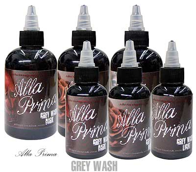 Grey Wash Tattoo Inks